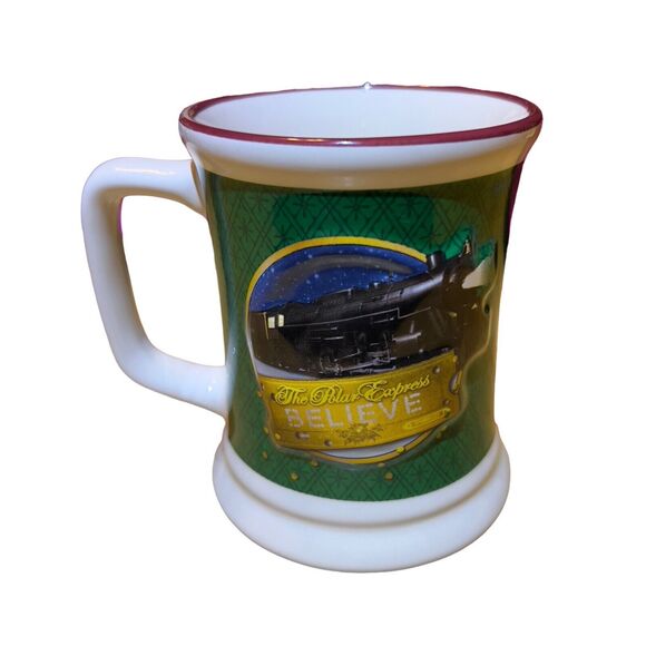 The Polar Express Ride Believe 3D Ceramic 14oz Mug Cup Souvenir Hot Chocolate - Picture 6 of 11